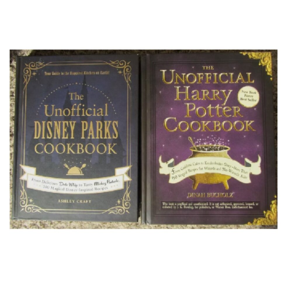 The Unofficial Harry Potter Cookbook & The Unofficial Disney Parks Cookbooks